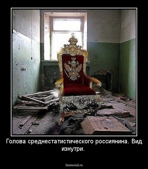  Голова среднестатистического россиянина. Вид изнутри.