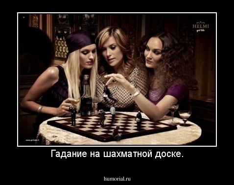 Гадание на шахматной доске.