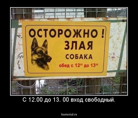 С 12.00 до 13. 00 вход свободный.