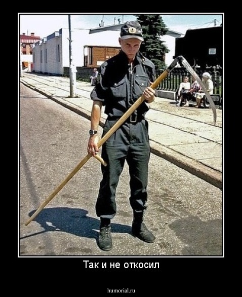 Так и не откосил