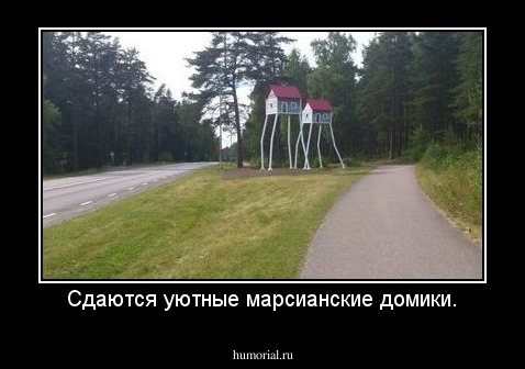 Сдаются уютные марсианские домики.