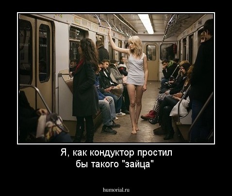 Я, как кондуктор простил бы такого "зайца"