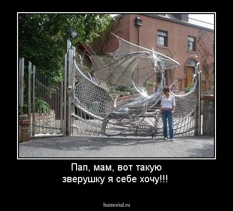 Пап, мам, вот такую зверушку я себе хочу!!! 
