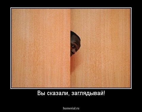 Вы сказали, заглядывай!