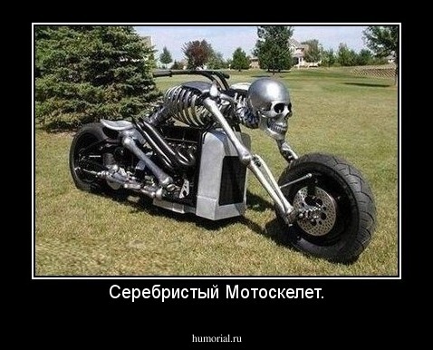Серебристый Мотоскелет.