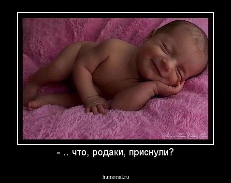 - .. что, родаки, приснули?