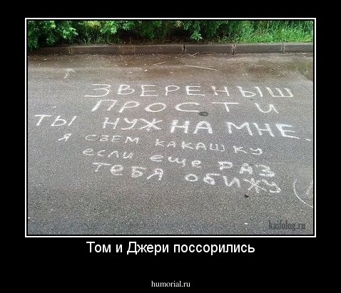 Том и Джери поссорились
