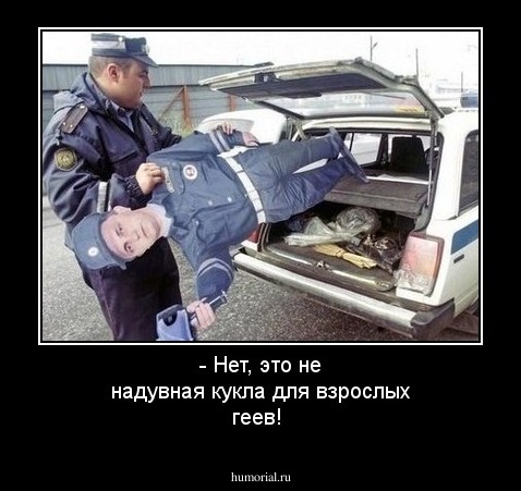 - Нет, это не надувная кукла для взрослых геев!