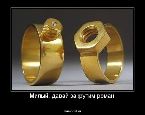 Милый, давай закрутим роман.