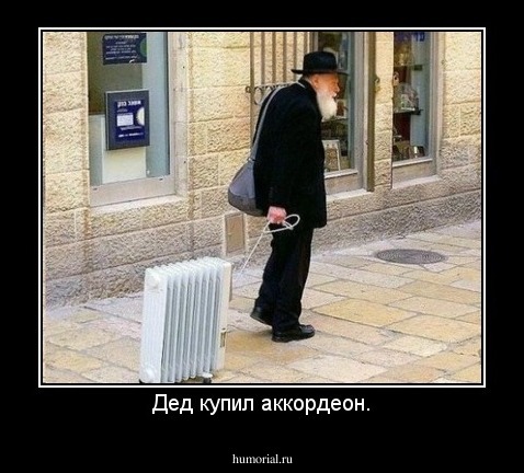 Дед купил аккордеон.