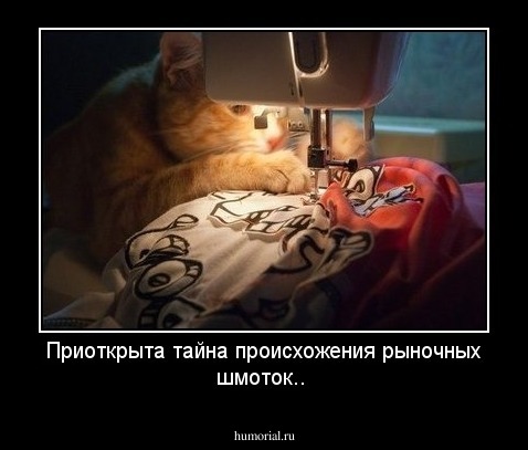 Приоткрыта тайна происхожения рыночных шмоток..