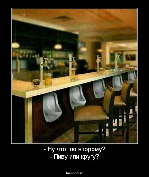 - Ну что, по второму?
- Пиву или кругу?