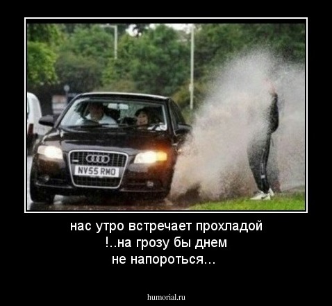 нас утро встречает прохладой !..на грозу бы днем не напороться...