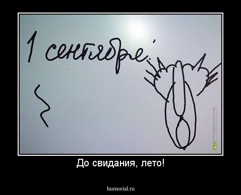 До свидания, лето!