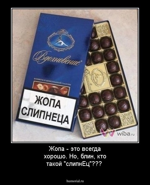 Жопа - это всегда хорошо. Но, блин,  кто такой "слипнEц"???