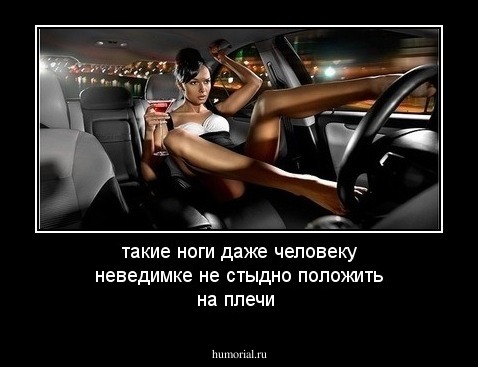такие ноги даже человеку неведимке не стыдно положить на плечи