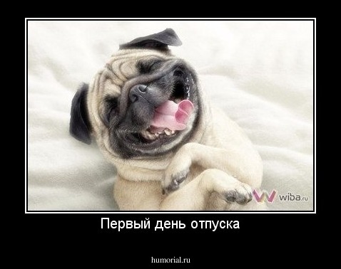 Первый день отпуска