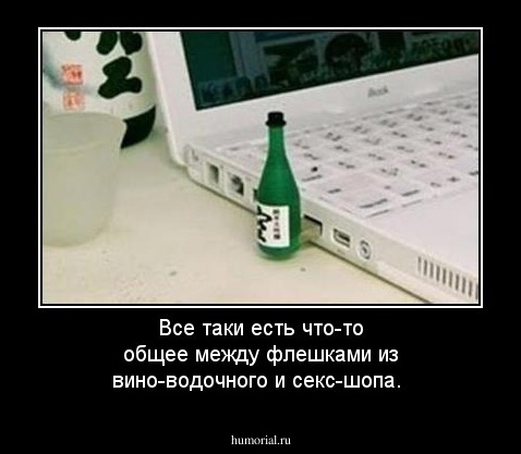 Все таки есть что-то общее между флешками из вино-водочного и секс-шопа.