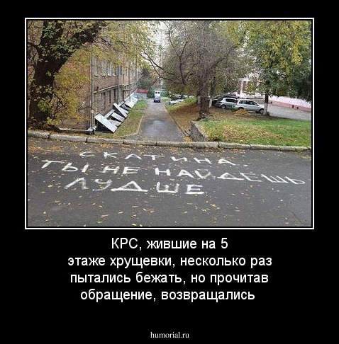 КРС, жившие на 5 этаже хрущевки, несколько раз пытались бежать, но прочитав обращение, возвращались