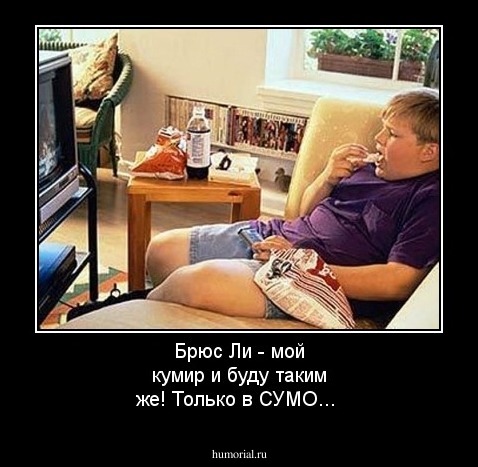 Брюс Ли - мой кумир и буду таким же! Только в СУМО...