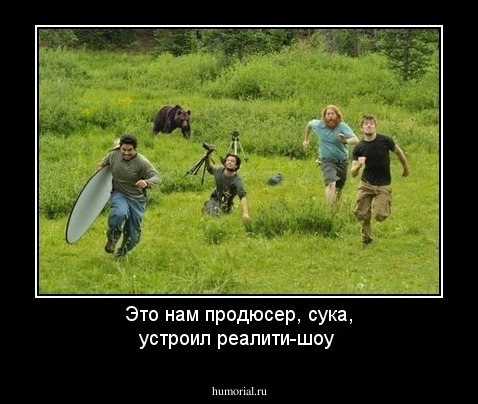 Это нам продюсер, сука, устроил реалити-шоу