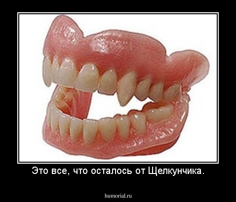 Это все, что осталось от Щелкунчика.