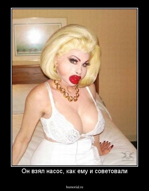 Он взял насос, как ему и советовали