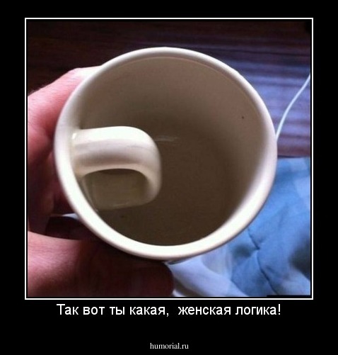 Так вот ты какая,  женская логика!