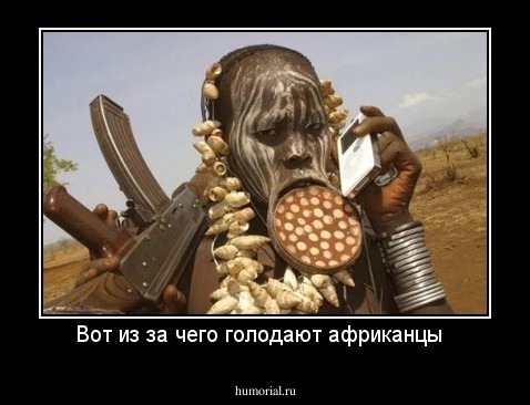 Вот из за чего голодают африканцы  