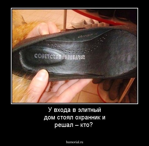 У входа в элитный дом стоял охранник и решал – кто?