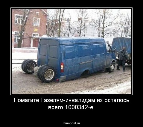 Помагите Газелям-инвалидам их осталось всего 1000342-е