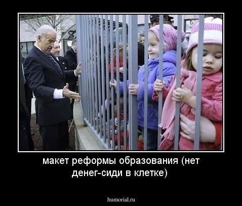  макет реформы образования
(нет денег-сиди в клетке) 