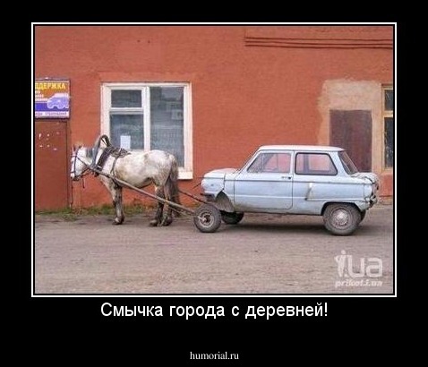 Смычка города с деревней!