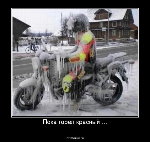 Пока горел красный ...