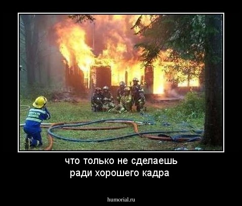 что только не сделаешь ради хорошего кадра 