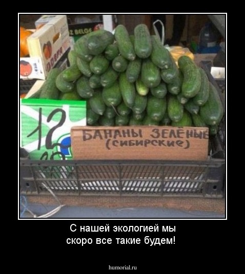 С нашей экологией мы скоро все такие будем!