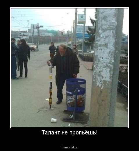 Талант не пропьёшь!