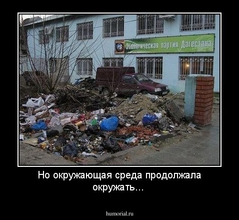  Но окружающая среда продолжала окружать... 