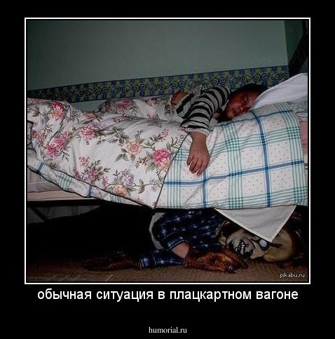 обычная ситуация в плацкартном вагоне