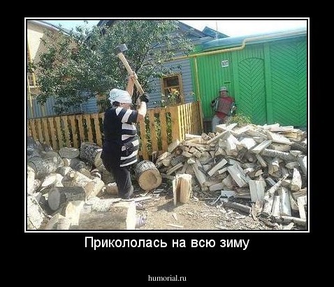 Прикололась на всю зиму