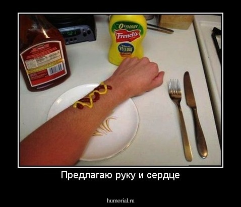 Предлагаю руку и сердце