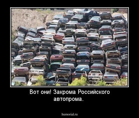 Вот они! Закрома Российского автопрома.