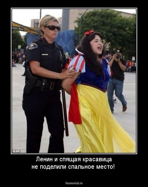 Ленин и спящая красавица не поделили спальное место!