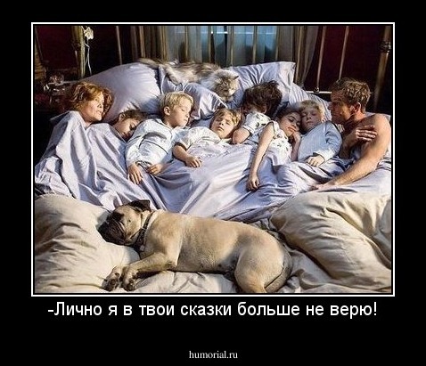 -Лично я в твои сказки больше не верю!