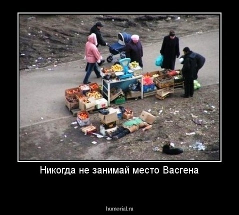 Никогда не занимай место Васгена
