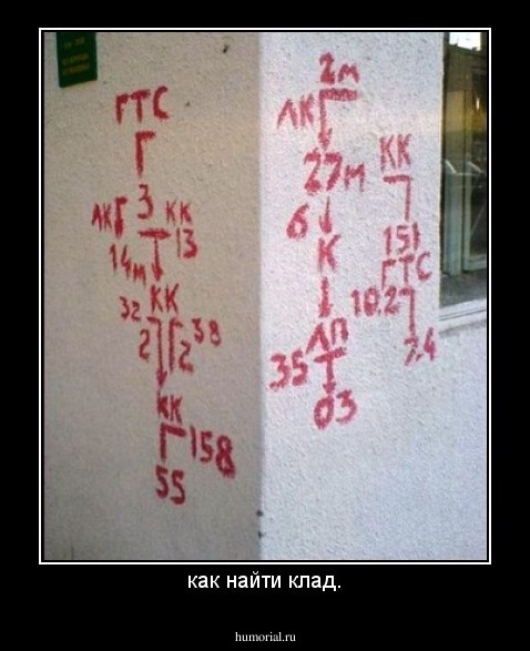 как найти клад.