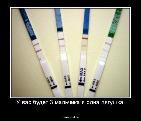 У вас будет 3 мальчика и одна лягушка.