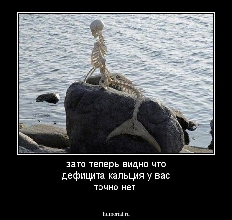 зато теперь видно что дефицита кальция у вас точно нет