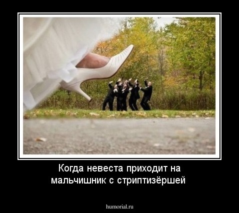 Когда невеста приходит на мальчишник с стриптизёршей