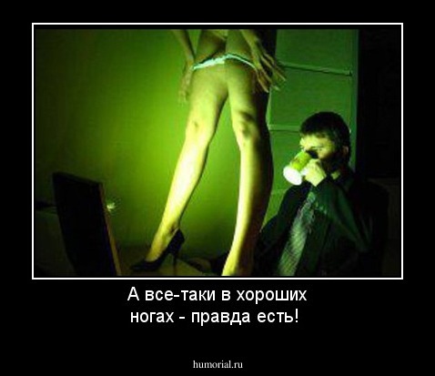 А все-таки в хороших ногах - правда есть!